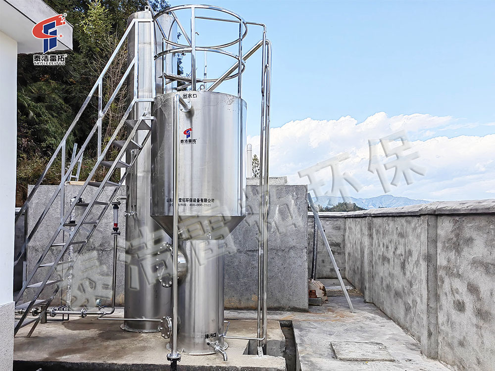 江西遂川一體化凈水設(shè)備安裝完成，日處理量100噸/天